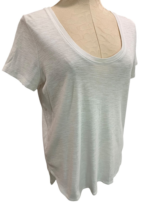 Medium Tommy Bahama Womens White Tshirt Tunic Hi Lo Hem
