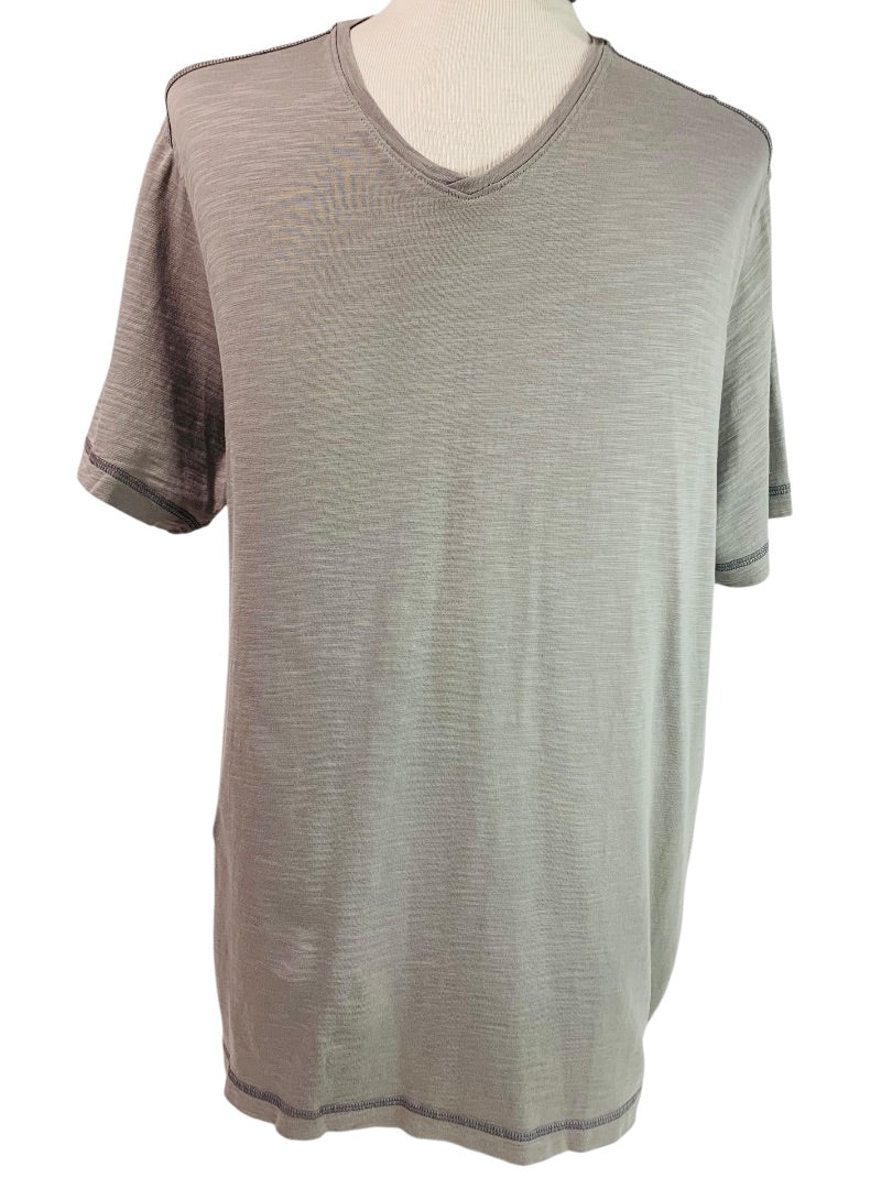 XL Tommy Bahama Mens Brown Pima Cotton Tshirt V-Necck