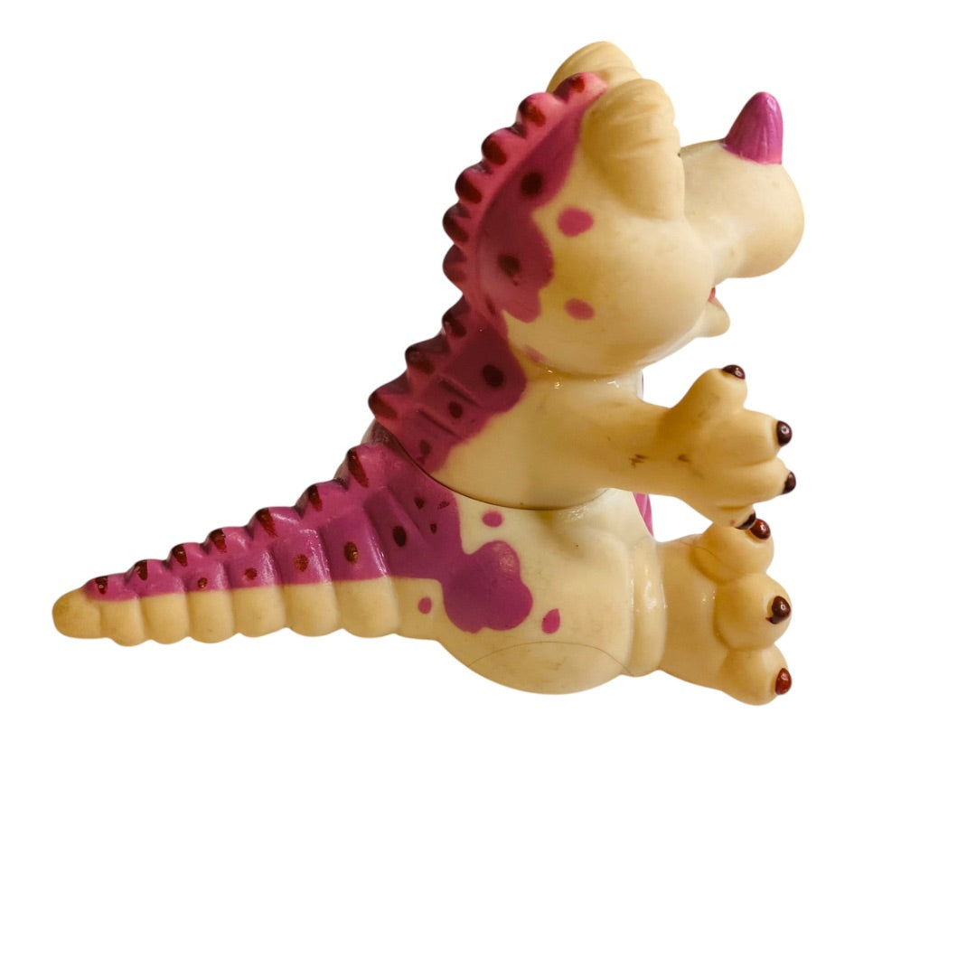 Little Spike Baby Dinosaur 1992 Figure PVC 4 Inch Pink Purple