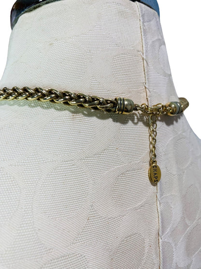 Chaps Goldtone Chunky Chain Necklace 18-20"