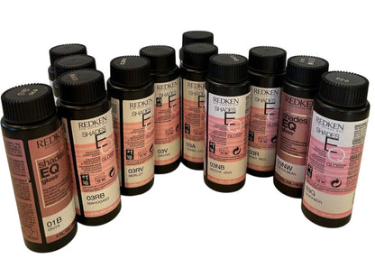 Lot of 129 Redken Shades EQ Liquid Hair Color Assorted New