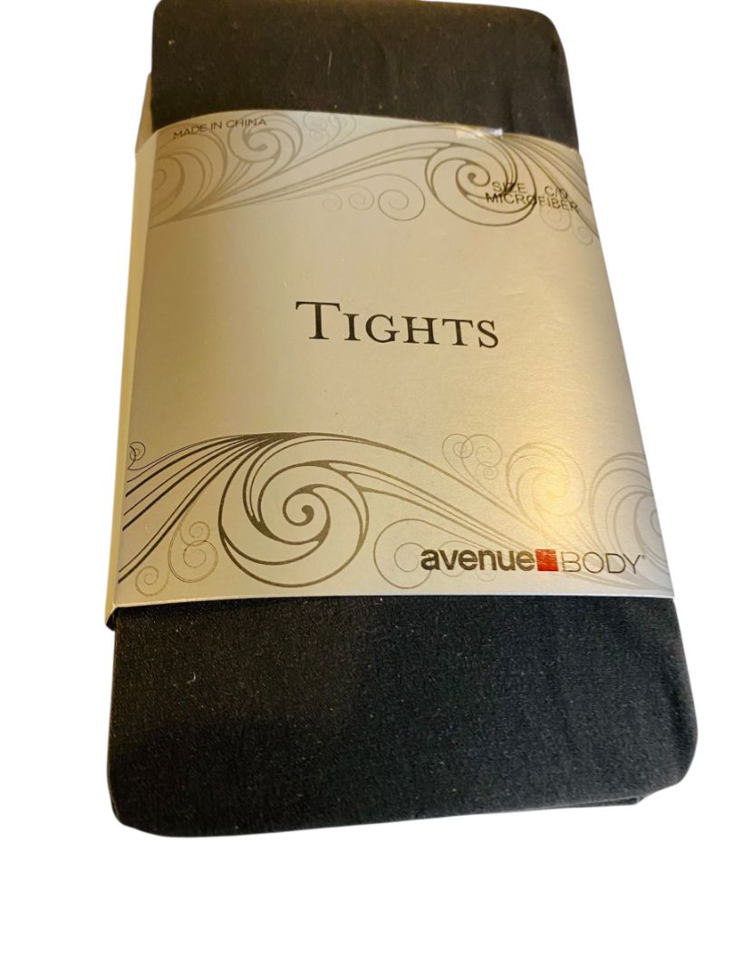 Avenue Body New Tights Plus Size C/D Dark Gray Charcoal