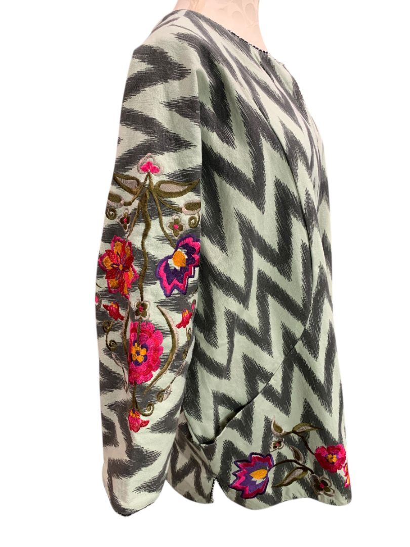 Size 2X Rara Avis by Iris Apfel Embroidered Jacket Womens Pockets