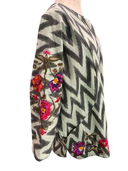 Size 2X Rara Avis by Iris Apfel Embroidered Jacket Womens Pockets