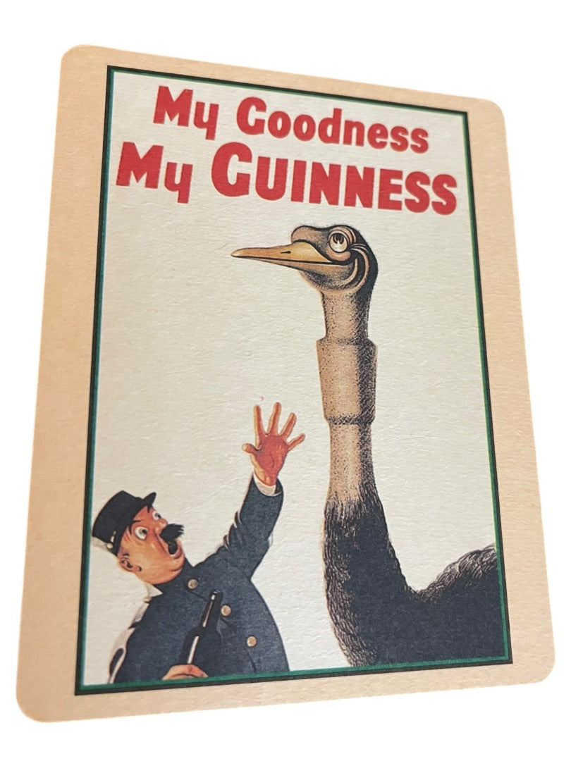 Set of 15 Guinness Cardboard Double Sided Coasters Vintage Advertisements 4.5" x 3.5"