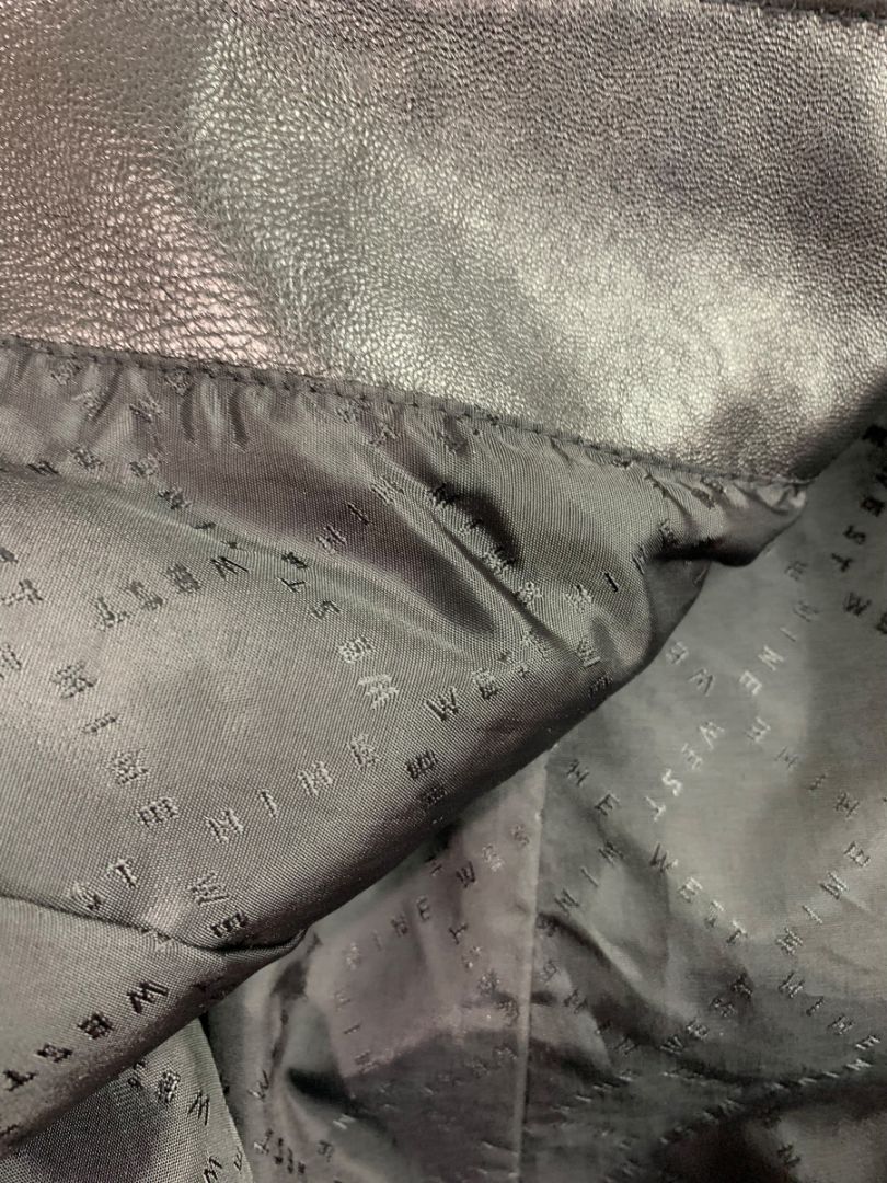 Size Medium Nine West Womens Black Leather Jacket Soft