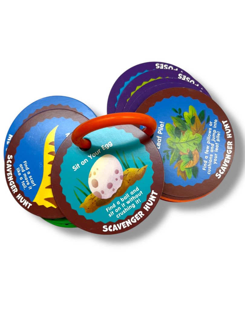 MollyBee Kids Dino Stomp and Roar Toddler Preschool Activity Cards