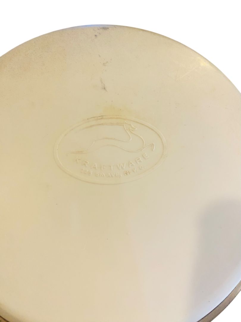 Vintage Schweppes Kraftware Curiously Refreshing Ice Bucket Lid