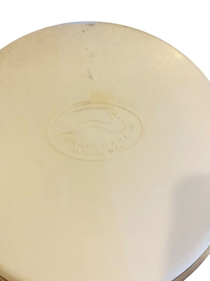 Vintage Schweppes Kraftware Curiously Refreshing Ice Bucket Lid