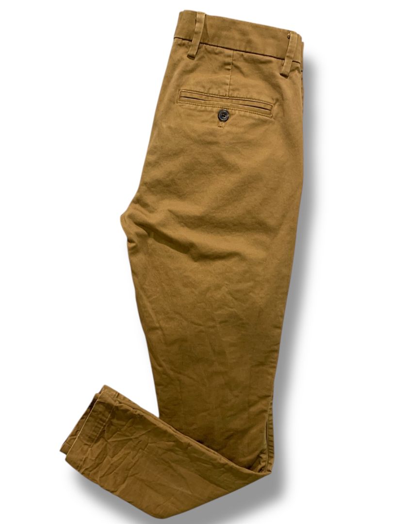 Size 28 x 30 Gap Mens Essential Khaki Slim Brown Pants