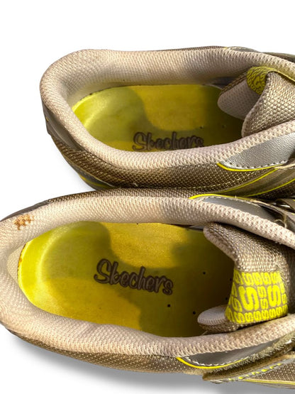 Size 9 Skechers Bikers Rock-Steady Athletic Shoes Womens Metallic