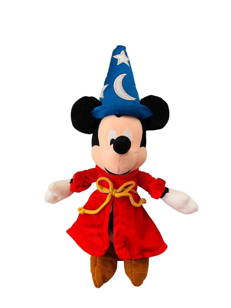 Disney Fantasia 2000 Sorcerer Micky Mouse 12" Plush Stuffed Figure