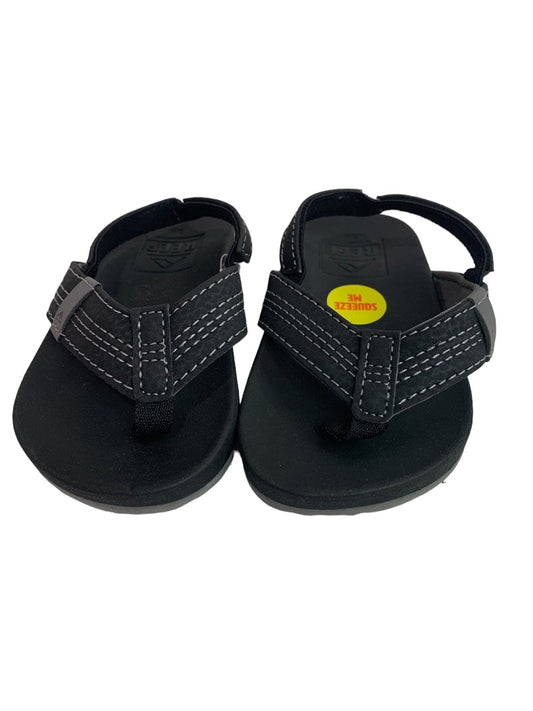 3/4 Reef Lil Cushion Phantom Back Strap Flip Flop Sandals New Toddler