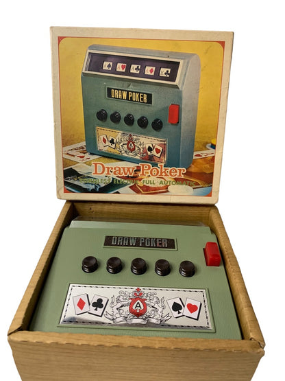 Set of 2 1971 Waco Cordeless Electronic Full Automatic Draw Poker Not Tested In Box Directions