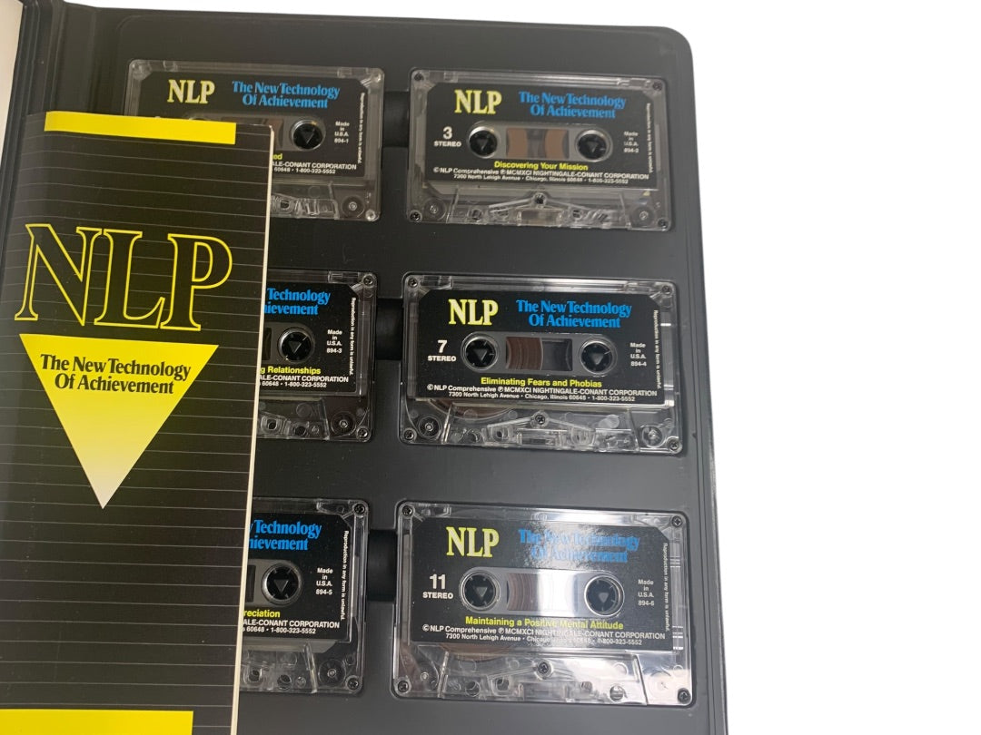 NLP the New Technology of Achievement Box Cassette Tapes 894A Vintage 1990s