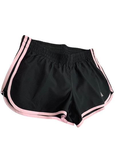 Medium Adidas Womens New Black Pink Running Shorts Lined IB3772