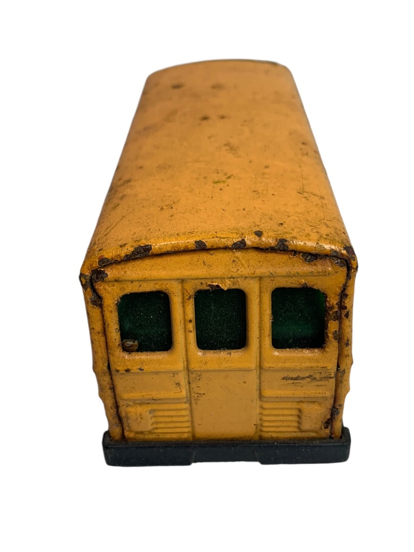 1980 Buddy L Corp School Bus Toy Pressed Steel 6.5 Inch Distressed Salvage