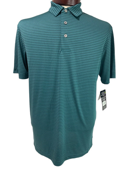 Small PGA Tour Mens New Short Sleeve Polo Shirt Green Heron Golf