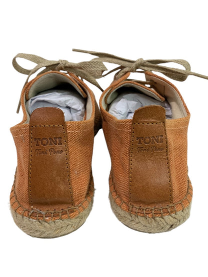 Size 43 Toni Pons Mens Canvas Shoes Espadrilles Rust Color US Size 10