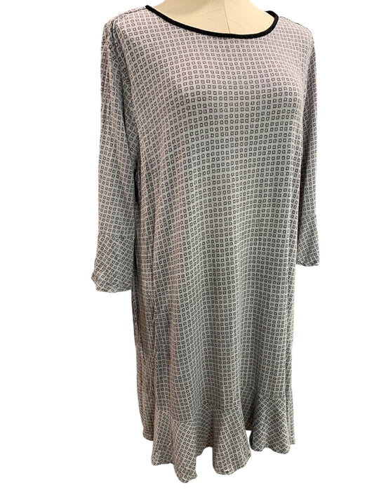 XXL Simply Vera Wang Womens Nightgown Gray Knee Length