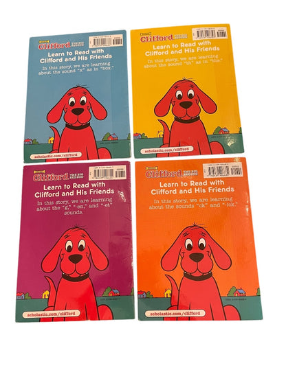 Clifford the Big Red Dog Phonics Fun Reading Program Lot of 12 Paperbacks