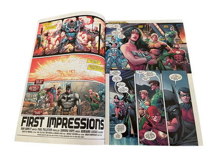 DC Justice League #51-52 Jurgens Grummett Abnett Pelletier