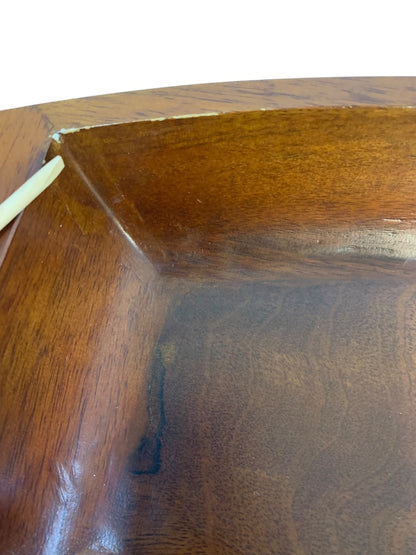 Large Wooden Trencher Bowl 24 Inches Long Farmhouse Decor