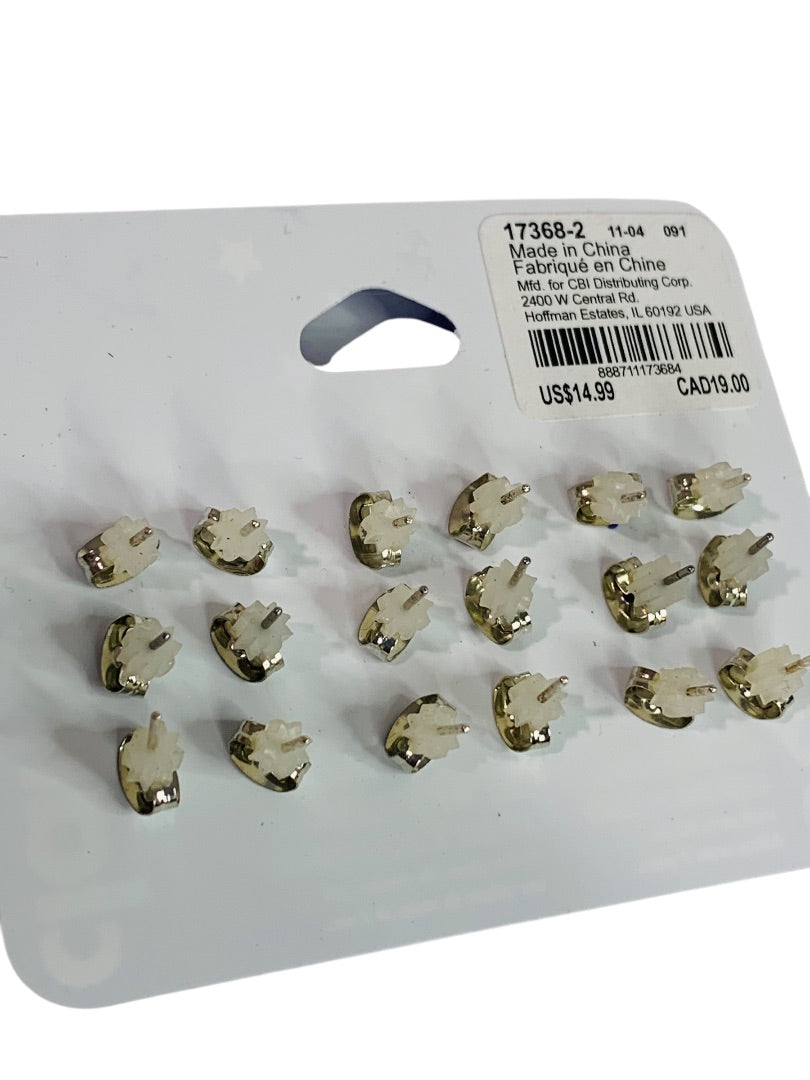 Claires New Set of 9 Post Pierced USA Earrings Patriotic Unicorn