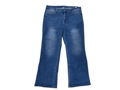 XXL Nova Blue Womens Straight Leg Jeans Stretch 28 Inch