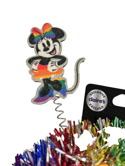 Disney Mickey and Minnie Mouse Bopper Rainbow Headband Pride New