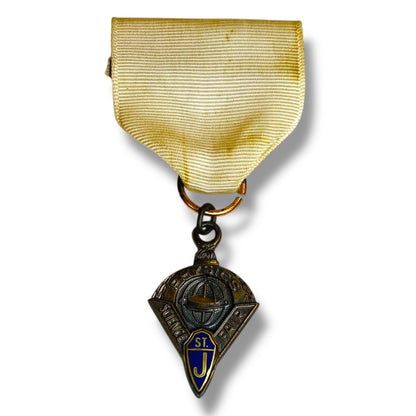 Vintage St Josephs Joes Science Fair Medal Pin Physics 3 Inch