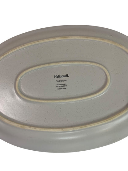 Pfaltzgraff Yorktowne Stoneware 14" Serving Dish Platter Dishwasher Microwave Safe