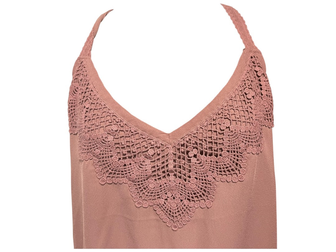 2X Torrid Adjustable Lace Cami Mauve Brown Womens Camisole Shirt
