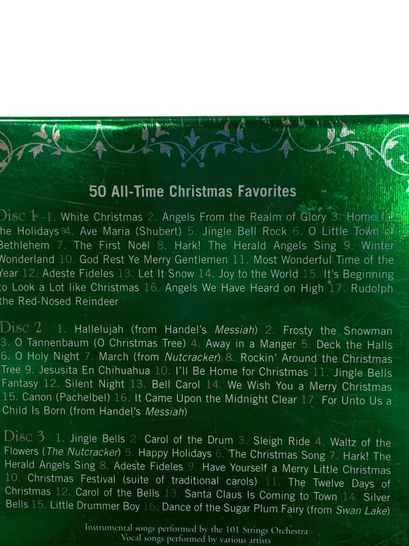 New Sealed 3 CD Tin 50 All-Time Christmas Favorites Thomas Kincade Postcards