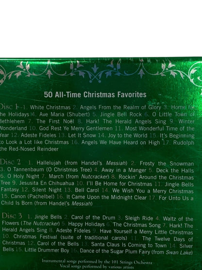 New Sealed 3 CD Tin 50 All-Time Christmas Favorites Thomas Kincade Postcards