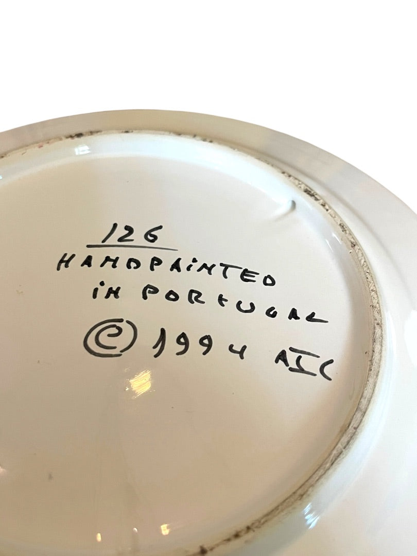 Handpainted 126 Portugal 8" Plate 1994