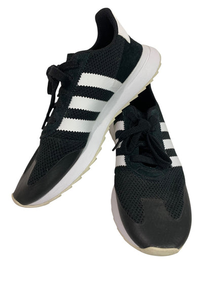 Size 9.5 Adidas Womens Flashrunner Black Marathon Running Shoes BB5323