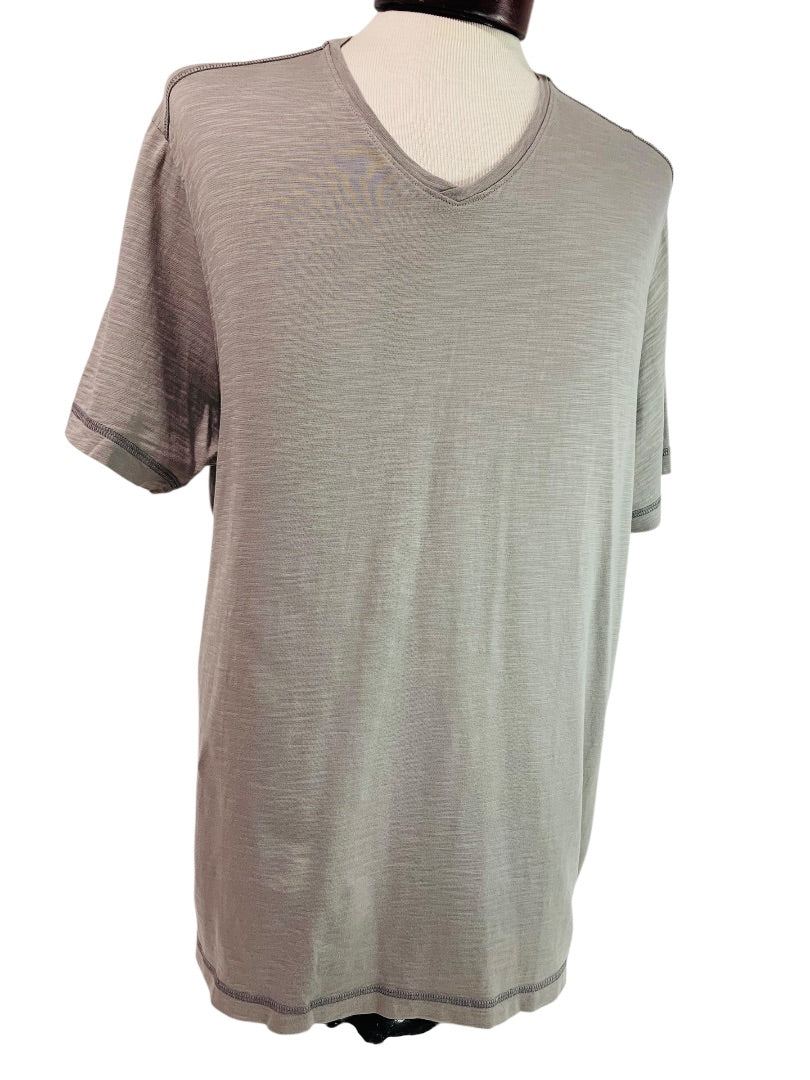 XL Tommy Bahama Mens Brown Pima Cotton Tshirt V-Necck