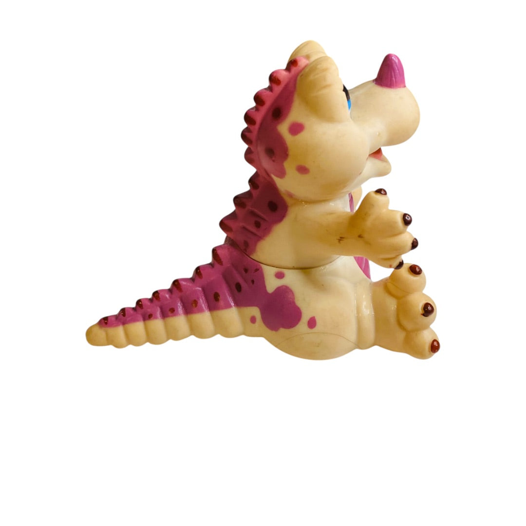 Little Spike Baby Dinosaur 1992 Figure PVC 4 Inch Pink Purple