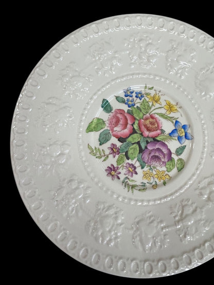 1940s Wellesley Wedgwood Ullswater China 7" Dessert Plate Ornate