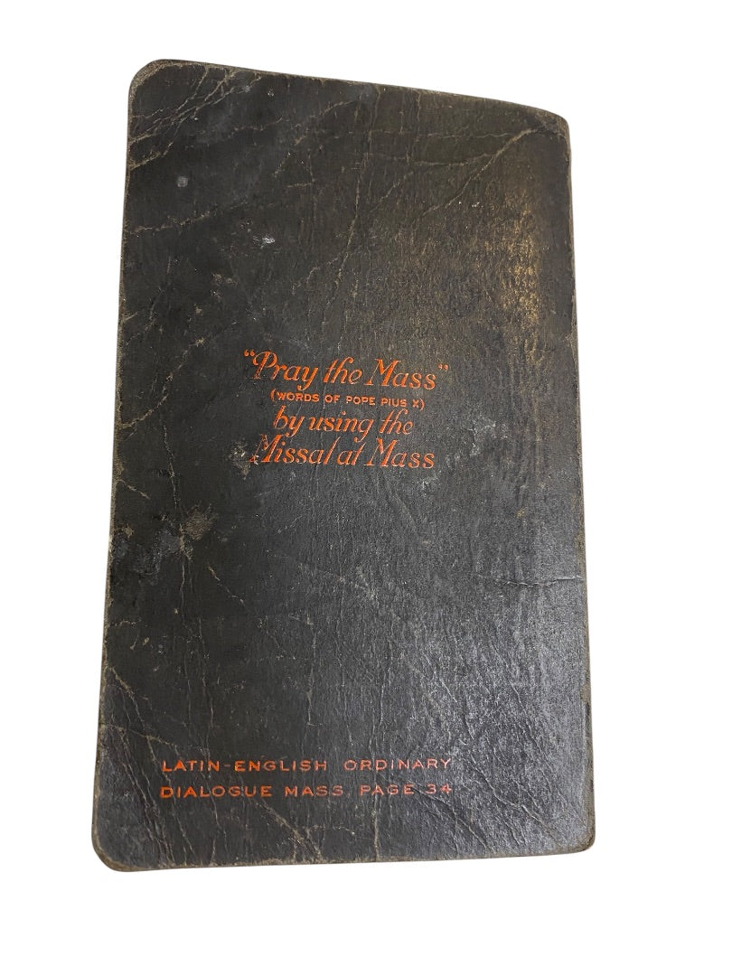 My Sunday Missal Explained Father Stedman 1940s Pocket Size Book Vintage