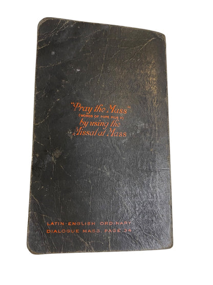 My Sunday Missal Explained Father Stedman 1940s Pocket Size Book Vintage