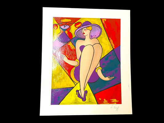 1998 Linda LeKniff Debbie Seriolithograph & COA Numbered Park West Gallery 8.75" x 7"