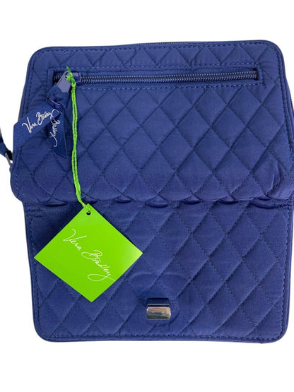 Vera Bradley New Turnlock Wallet Lapis Blue 14531-475 8" x 4.5"