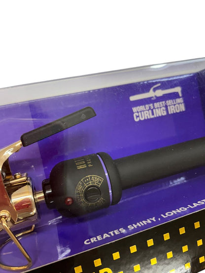 Hot Tools Professional Hair Curling Iron 1 1/4" 1110 Spring Gold Styling Beauty New