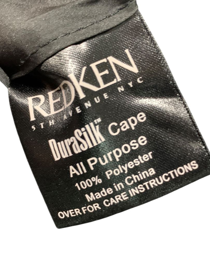Set of 3 Redken Durasilk Black Hair Styling Capes Snap Closure Salon