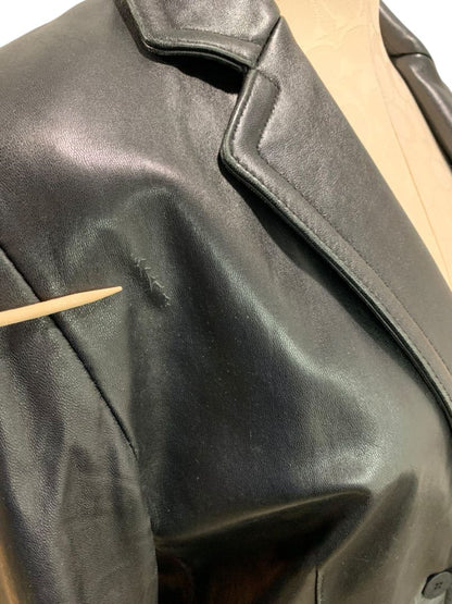 Size Medium Nine West Womens Black Leather Jacket Soft