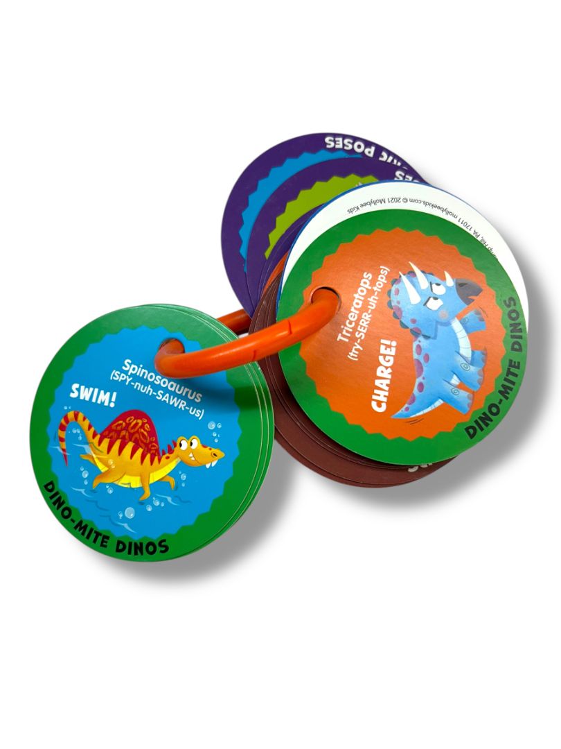 MollyBee Kids Dino Stomp and Roar Toddler Preschool Activity Cards