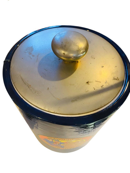 Vintage Schweppes Kraftware Curiously Refreshing Ice Bucket Lid