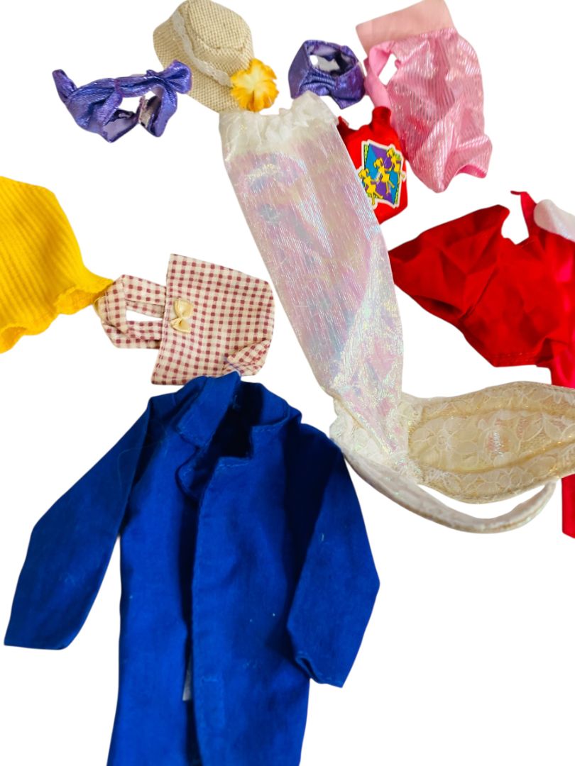 Vintage Fashion Doll Clothes Lot Fits Barbie 11.5 Inch Dolls Mermaid Tail